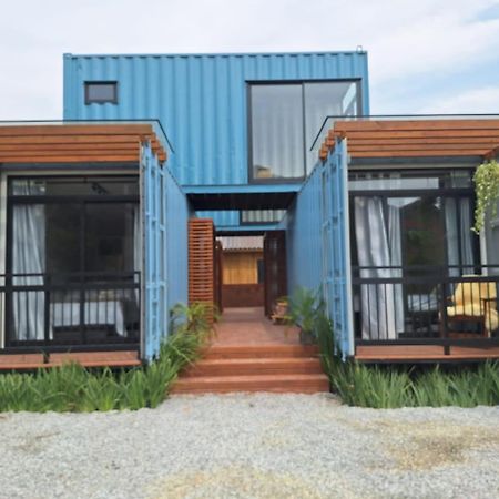 Pousada Ecoblue Container Palhoca Bagian luar foto