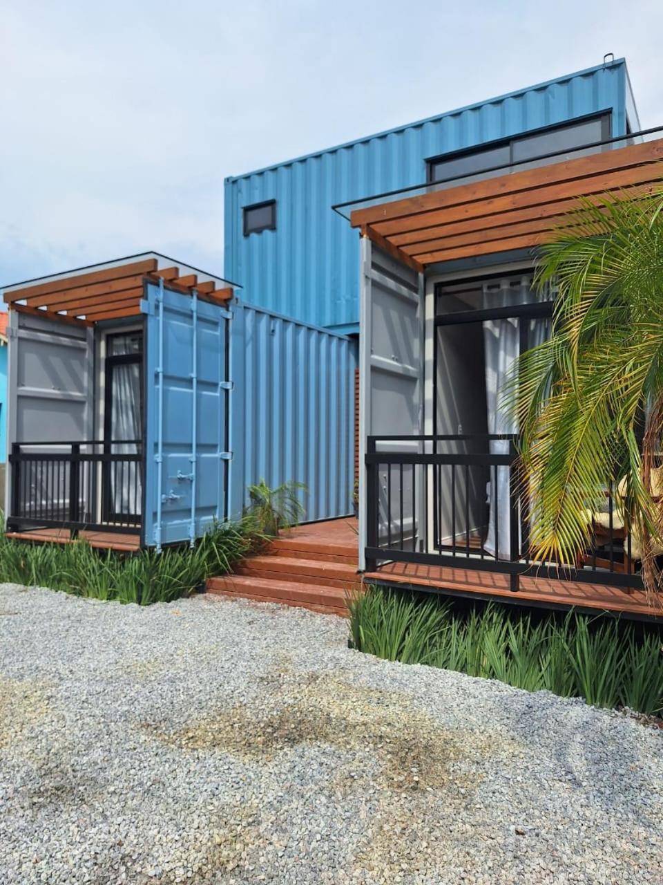 Pousada Ecoblue Container Palhoca Bagian luar foto